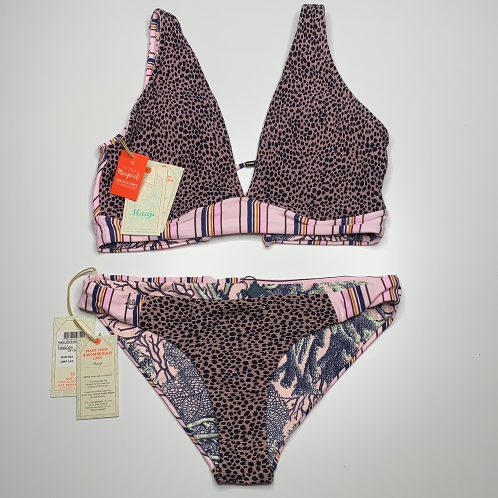 ☀️ MAJJI Reversible 4 Way Signature Cut 👙 ☀️